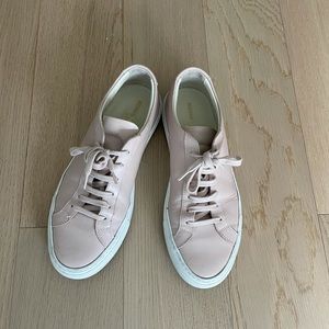 Common Projects blush pink sneakers